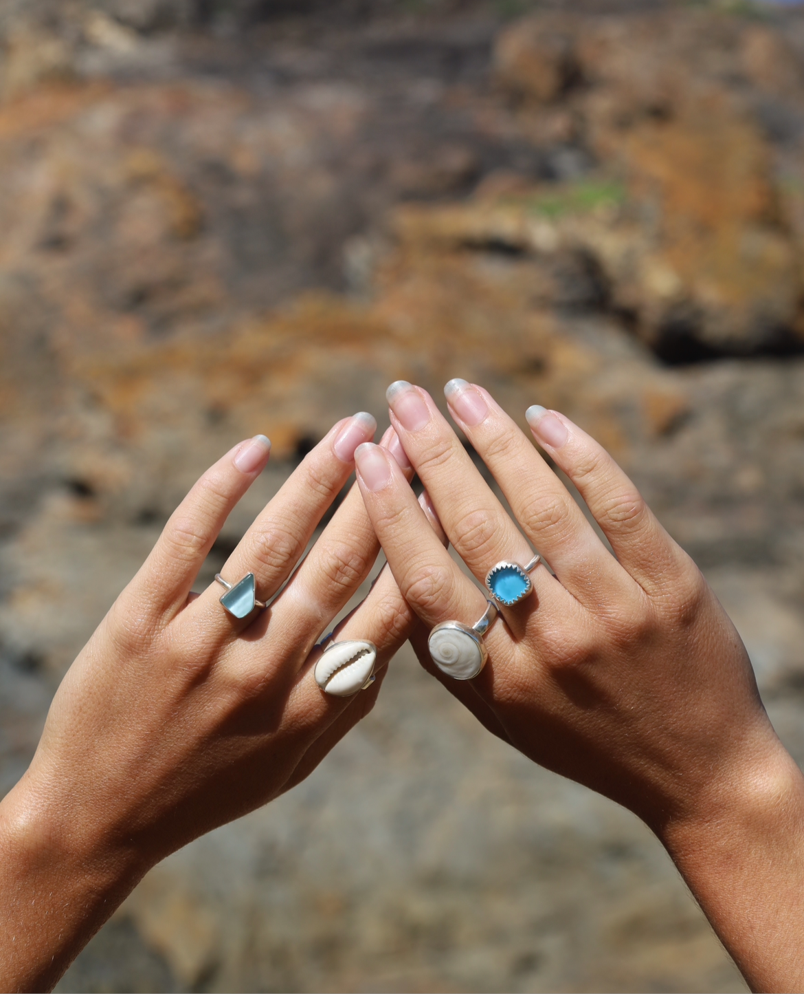 Cowrie Shell Ring