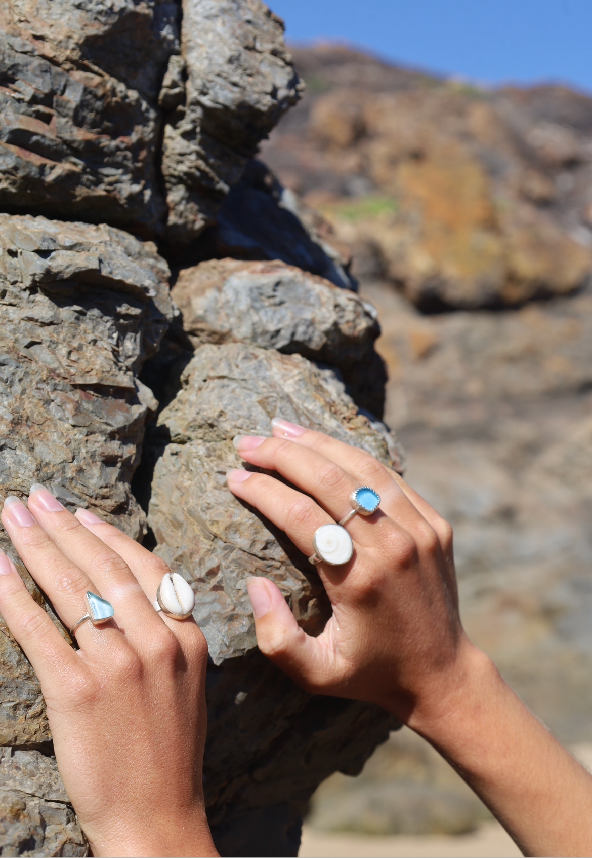Cowrie Shell Ring