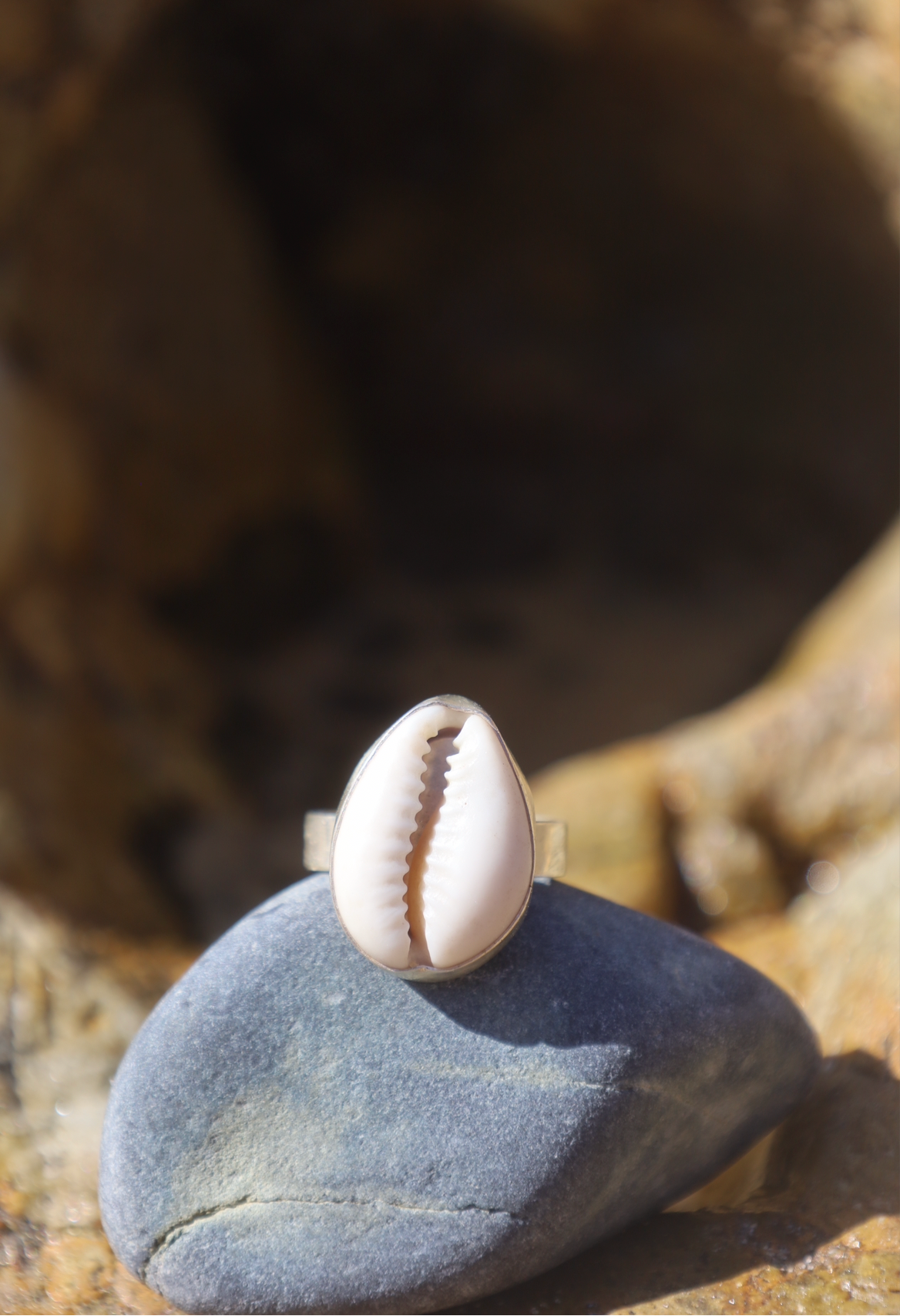 Cowrie Shell Ring