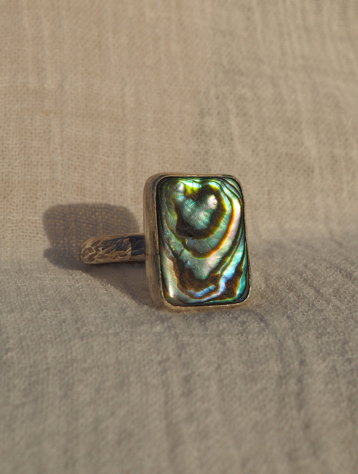 Abalone Ring Size 7.5 (P)